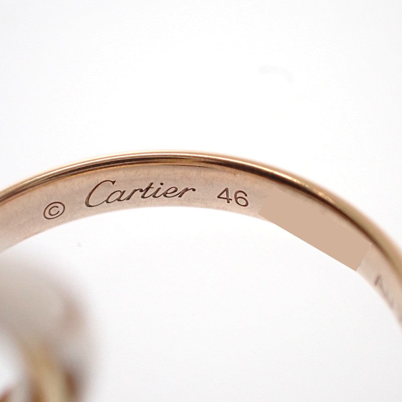 カルティエ CARTIER トリニティ スモール 6.5号 B4235146 リング K18イエローゴールド K18ピンクゴールド K18ホワイトゴールド ゴールド #46 レディース【中古】【Aランク】
