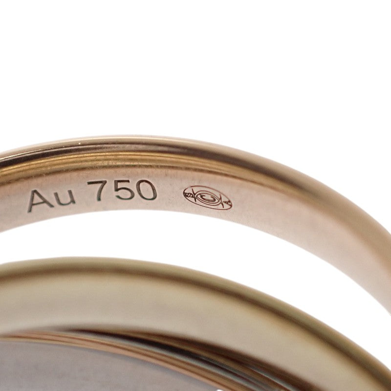 カルティエ CARTIER トリニティ スモール 6.5号 B4235146 リング K18イエローゴールド K18ピンクゴールド K18ホワイトゴールド ゴールド #46 レディース【中古】【Aランク】