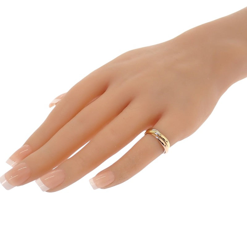 カルティエ CARTIER トリニティ スモール 6.5号 B4235146 リング K18イエローゴールド K18ピンクゴールド K18ホワイトゴールド ゴールド #46 レディース【中古】【Aランク】