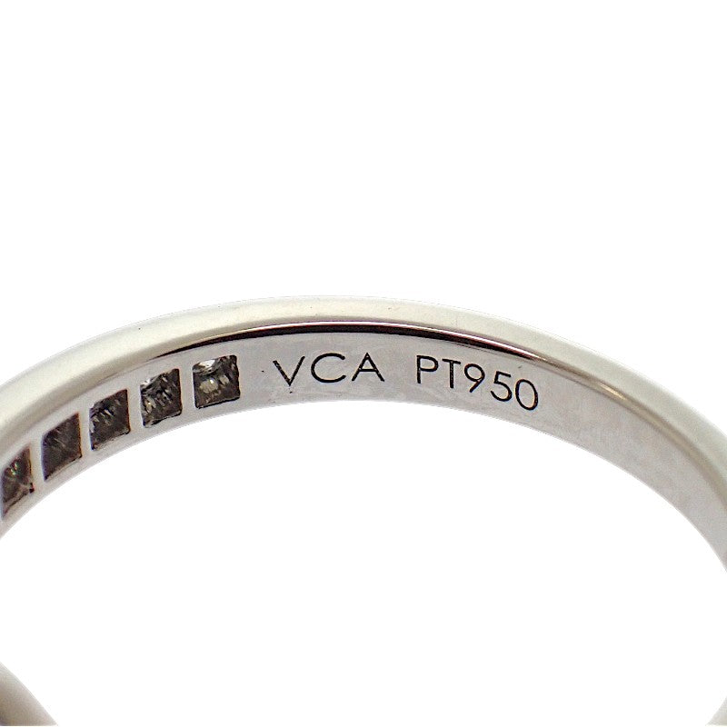 ヴァンクリーフ&アーペル Van Cleef & Arpels イコーヌ ソリティア 7号 VCARG33147 リング Pt950プラチナ ダイヤモンド #47 レディース【中古】【Aランク】