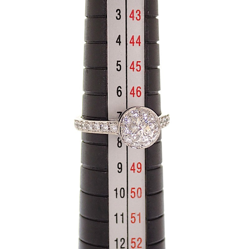 ヴァンクリーフ&アーペル Van Cleef & Arpels イコーヌ ソリティア 7号 VCARG33147 リング Pt950プラチナ ダイヤモンド #47 レディース【中古】【Aランク】