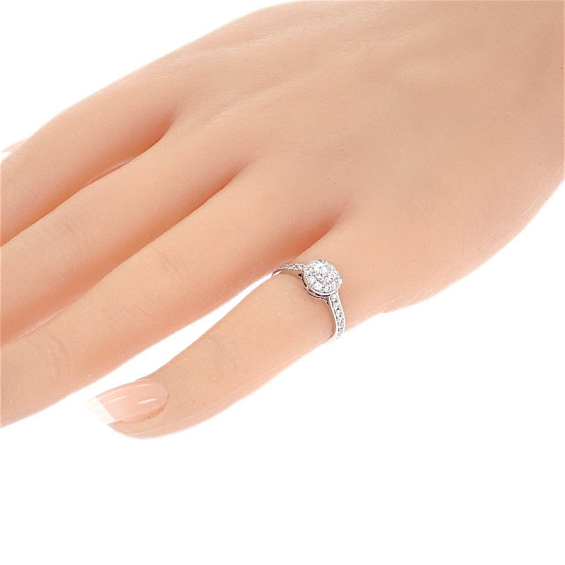 ヴァンクリーフ&アーペル Van Cleef & Arpels イコーヌ ソリティア 7号 VCARG33147 リング Pt950プラチナ ダイヤモンド #47 レディース【中古】【Aランク】