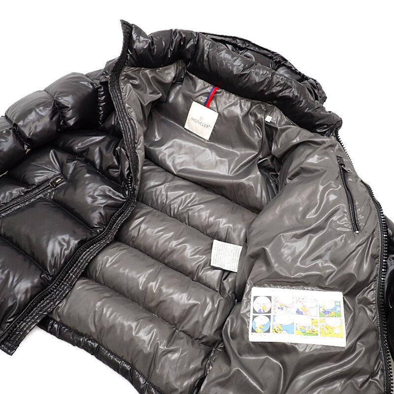 モンクレール MONCLER MAYA 4 B20914036605_68950 ダウンジャケット ナイロン ブラック メンズ【中古】【ABランク】