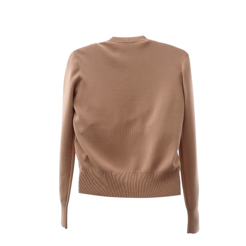 モンクレール MONCLER ダウン切替 ニットカーディガン CARDIGAN TRICOT XS F20939B51000 A9018 カーディガン ウール ナイロン ダウン90%/フェザー10% ピンク レディース【中古】【ABランク】