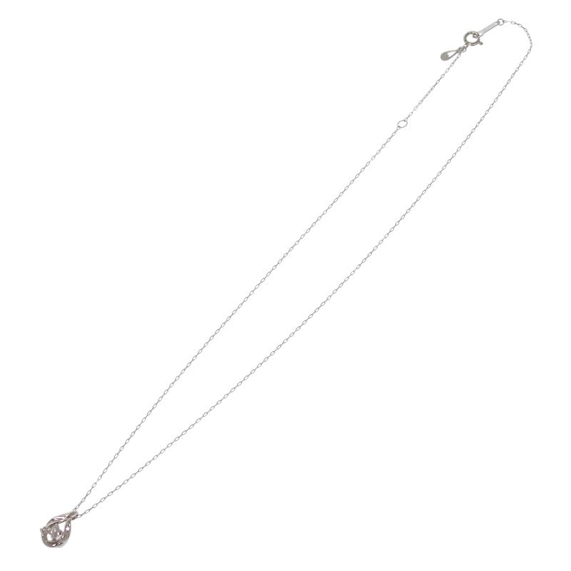 ヨンドシー 4℃ 2015年 クリスマス限定 ネックレス K18ホワイトゴールド ダイヤモンド レディース【中古】【Aランク】