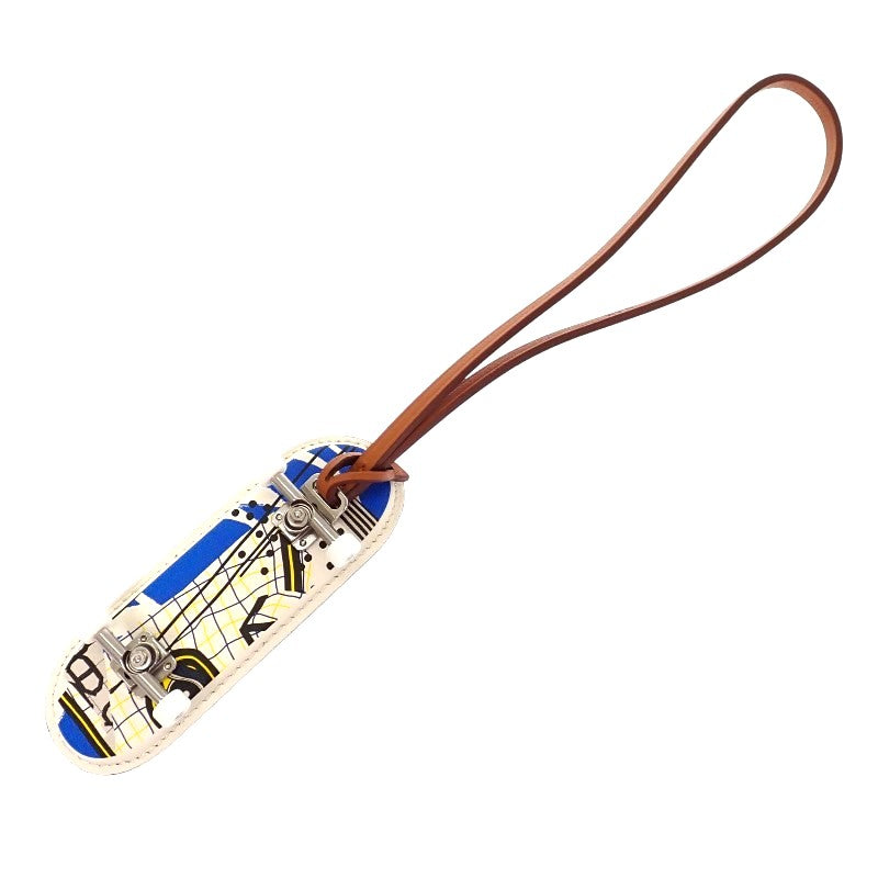 エルメス HERMES フィンガー スケートボード バッグチャーム シェブルミゾル マルチカラー メンズ レディース【中古】【Aランク】