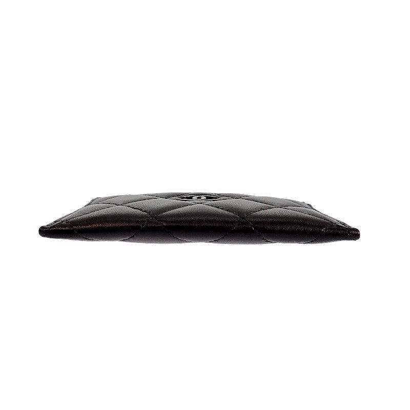 シャネル CHANEL クラシック AP0213 カードケース ラムスキン ブラック レディース メンズ【中古】【Aランク】
