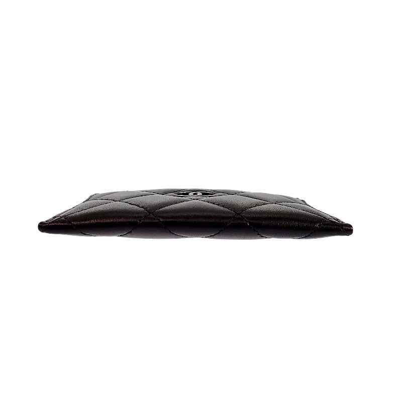 シャネル CHANEL クラシック AP0213 カードケース ラムスキン ブラック レディース メンズ【中古】【Aランク】