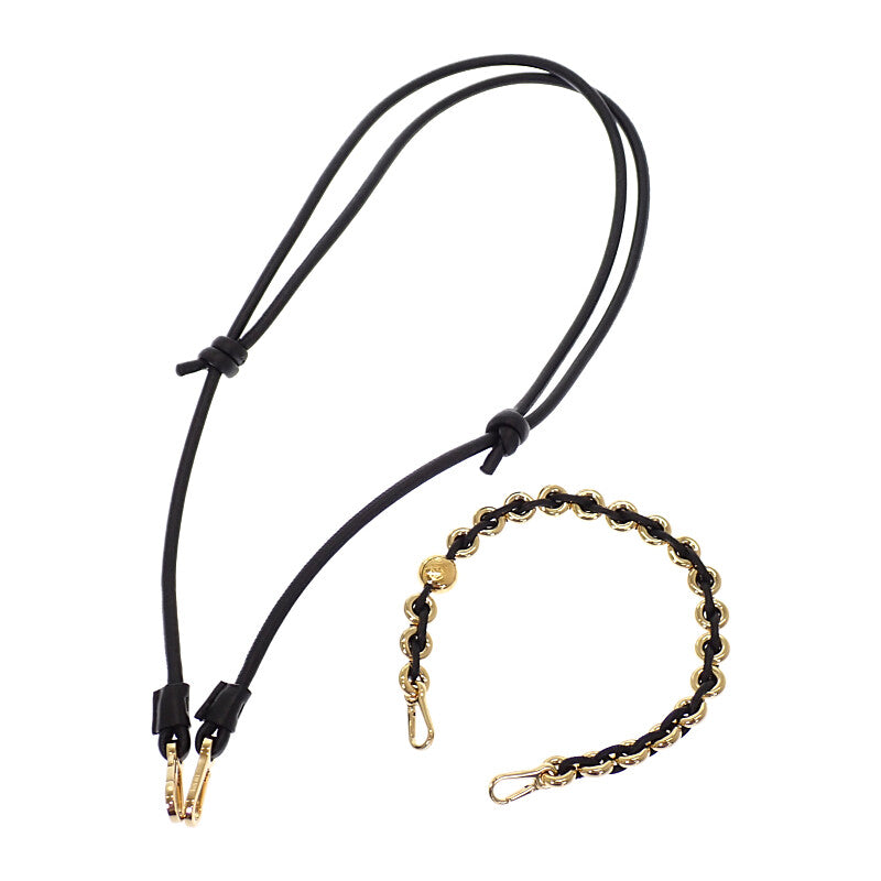 ロエベ LOEWE フラメンコパースミニ A914CBPX03_1100 ショルダーバッグ ラムスキン ブラック ゴールド金具 レディース【中古】【Aランク】