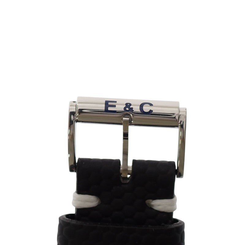 EBERHARD エベラール トラベルセトロ ヴィトレ 21120.18 CP 腕時計 ステンレススチール 手巻き ブラック文字盤 メンズ【中古】【Aランク】