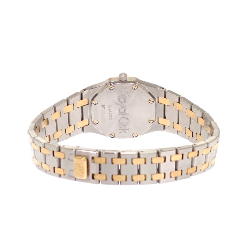 オーデマ・ピゲ AUDEMARS PIGUET レディ ロイヤルオーク 新ロゴ E番 66339SA.OO.0722SA.02 腕時計 ステンレススチール K18イエローゴールド ダイヤモンド ゴールド クオーツ グレー文字盤 レディース【中古】【ABランク】