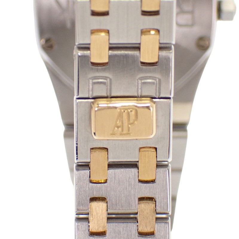 オーデマ・ピゲ AUDEMARS PIGUET レディ ロイヤルオーク 新ロゴ E番 66339SA.OO.0722SA.02 腕時計 ステンレススチール K18イエローゴールド ダイヤモンド ゴールド クオーツ グレー文字盤 レディース【中古】【ABランク】
