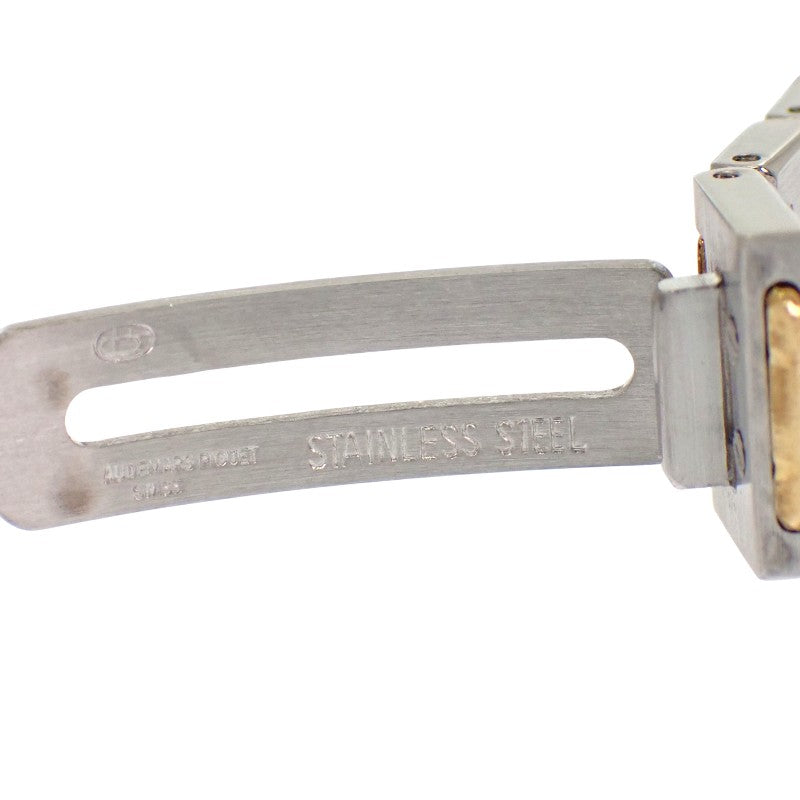 オーデマ・ピゲ AUDEMARS PIGUET レディ ロイヤルオーク 新ロゴ E番 66339SA.OO.0722SA.02 腕時計 ステンレススチール K18イエローゴールド ダイヤモンド ゴールド クオーツ グレー文字盤 レディース【中古】【ABランク】