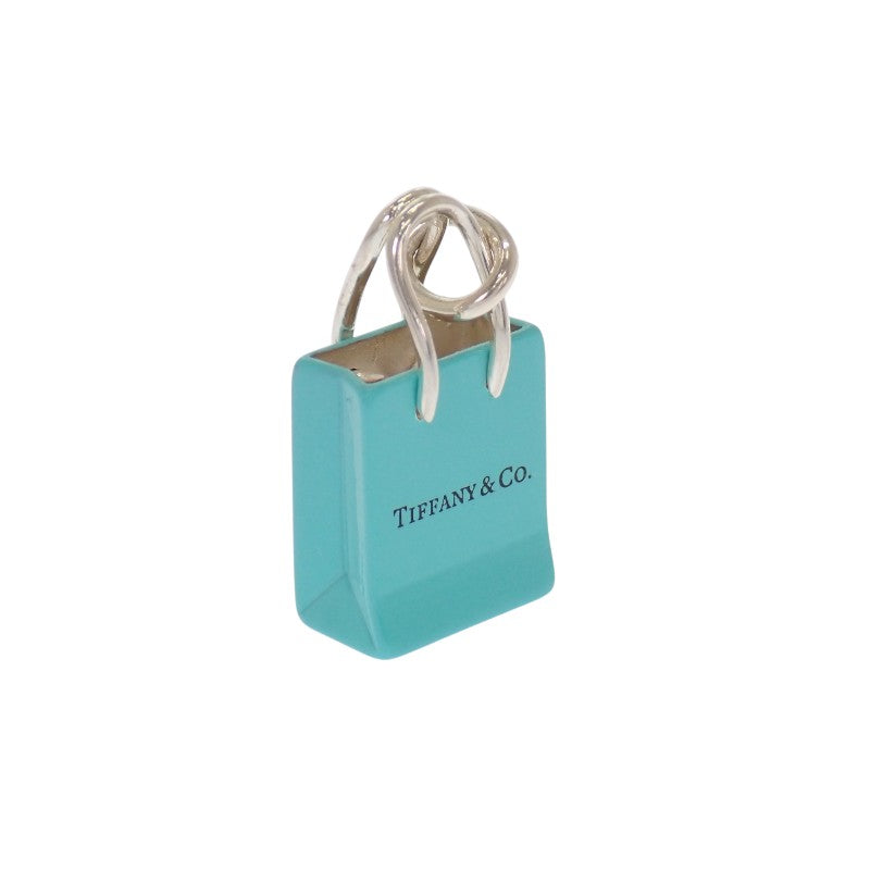 ティファニー TIFFANY&Co. ショッピングバッグチャーム ペンダントトップ シルバー925 レディース【中古】【Aランク】