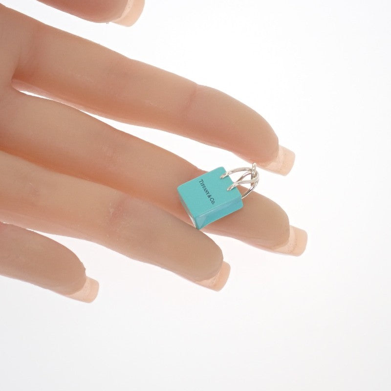 ティファニー TIFFANY&Co. ショッピングバッグチャーム ペンダントトップ シルバー925 レディース【中古】【Aランク】