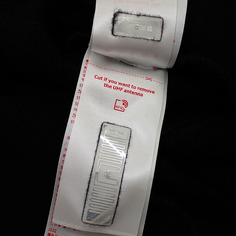 マルニ MARNI メンディング刺繍ロゴ Vネック 38 FLJE0218S1 スウェット コットン ブラック レディース【中古】【Aランク】