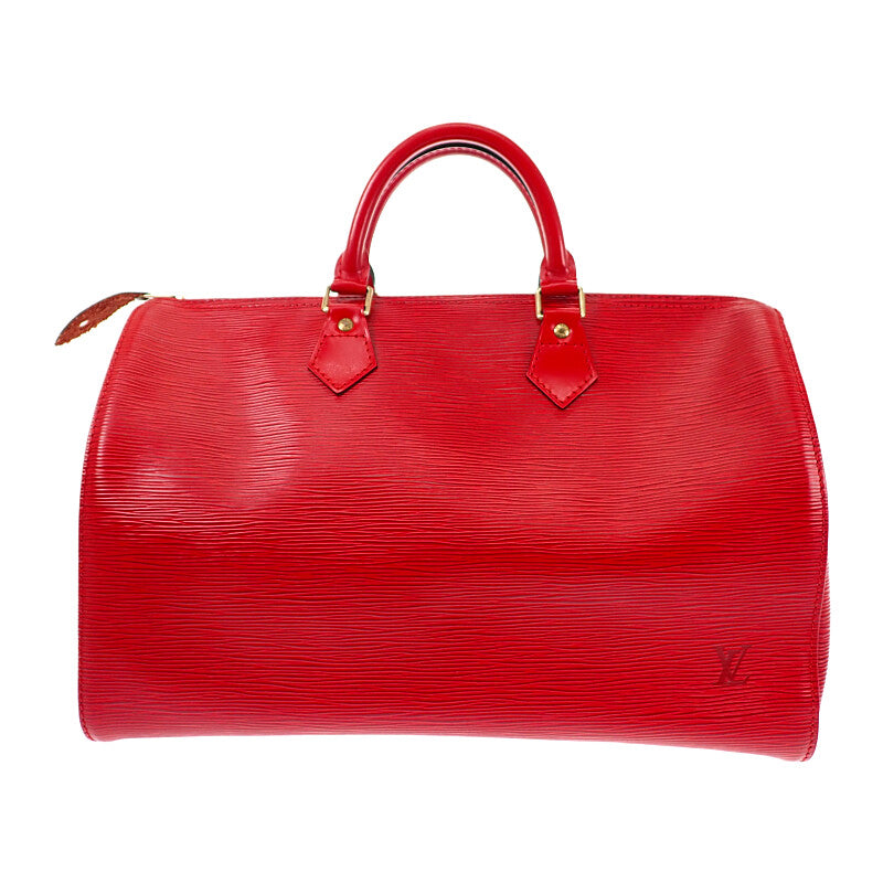 ルイヴィトン LOUIS VUITTON スピーディ 35 M42997 エピ ボストンバッグ エピレザー レッド カスティリアンレッド ゴールド金具 レディース【中古】【ABランク】