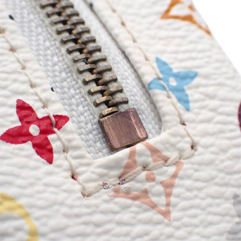 ルイヴィトン LOUIS VUITTON トゥルースワピティ M58033 モノグラム ポーチ レザー マルチカラー ホワイト ブロン ゴールド金具 レディース【中古】【ABランク】