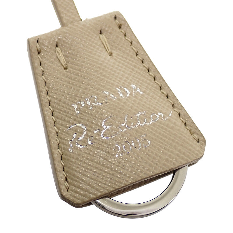 プラダ PRADA Re-Nylonバッグ 1BH204 2WAYバッグ ハンドバッグ ショルダーバッグ ナイロン ベージュ シルバー金具 レディース【中古】【Aランク】