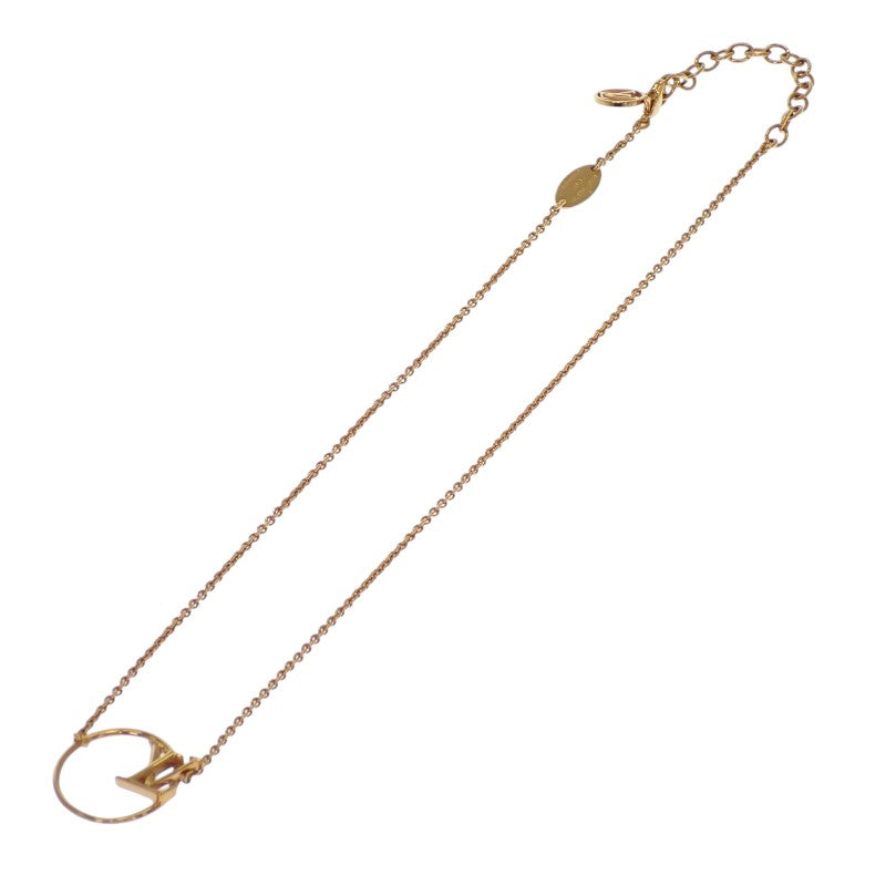 路易威登 LOUIS VUITTON LV Eclipse 系列 Collier M00762 項鍊 金色金屬 女士【中古】【AB級】