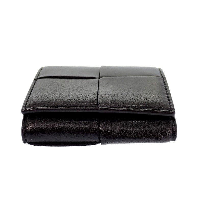 Bottega Veneta BOTTEGA VENETA Cassette 零錢包 679846VBWD28803 零錢包 牛皮 黑色 男女皆宜【中古】【AB級】