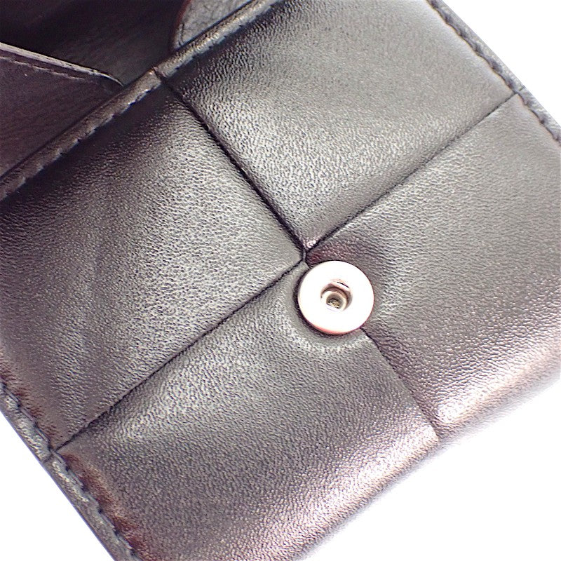 Bottega Veneta BOTTEGA VENETA Cassette 零錢包 679846VBWD28803 零錢包 牛皮 黑色 男女皆宜【中古】【AB級】