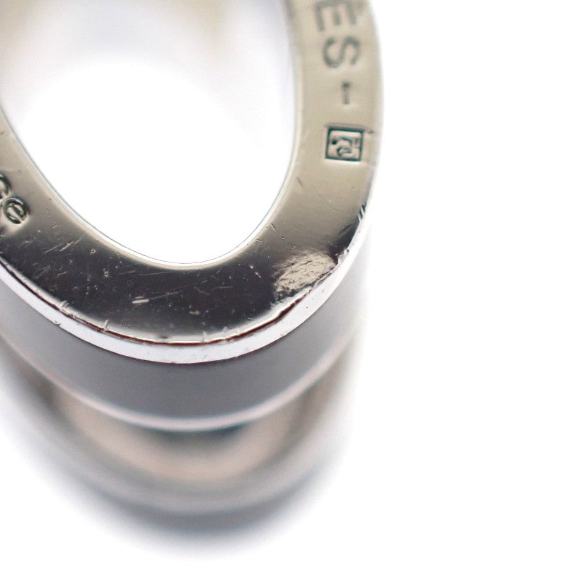 エルメス HERMES ポップH ピアス メタル ブラック シルバー金具 レディース【中古】【ABランク】