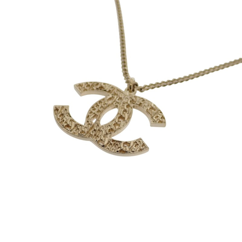 シャネル CHANEL ココマーク 100周年 ヴィンテージ A64826 X01060 ネックレス メタル ゴールド レディース メンズ【中古】【ABランク】