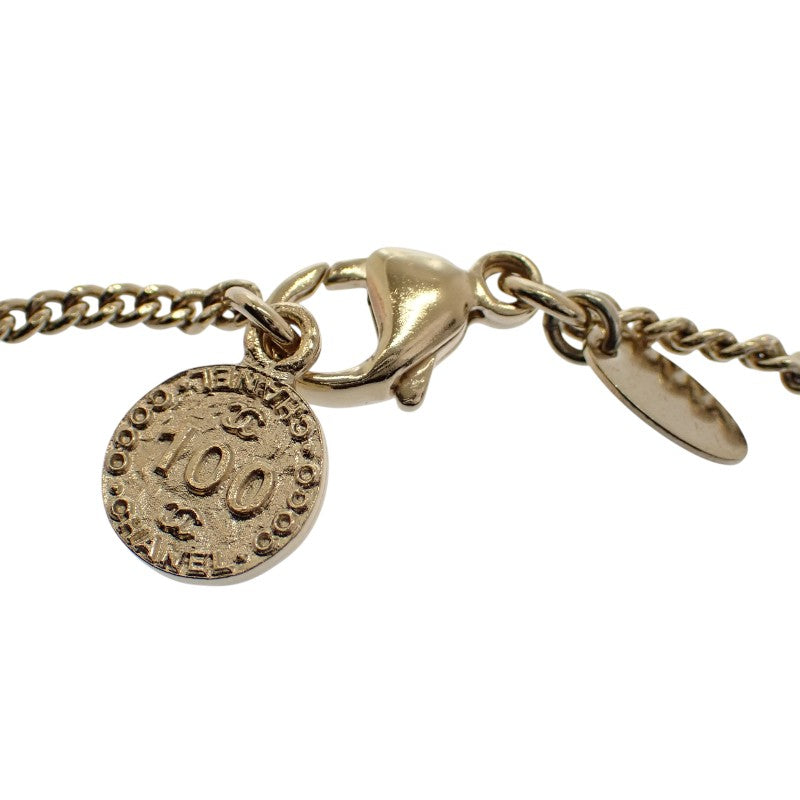 シャネル CHANEL ココマーク 100周年 ヴィンテージ A64826 X01060 ネックレス メタル ゴールド レディース メンズ【中古】【ABランク】