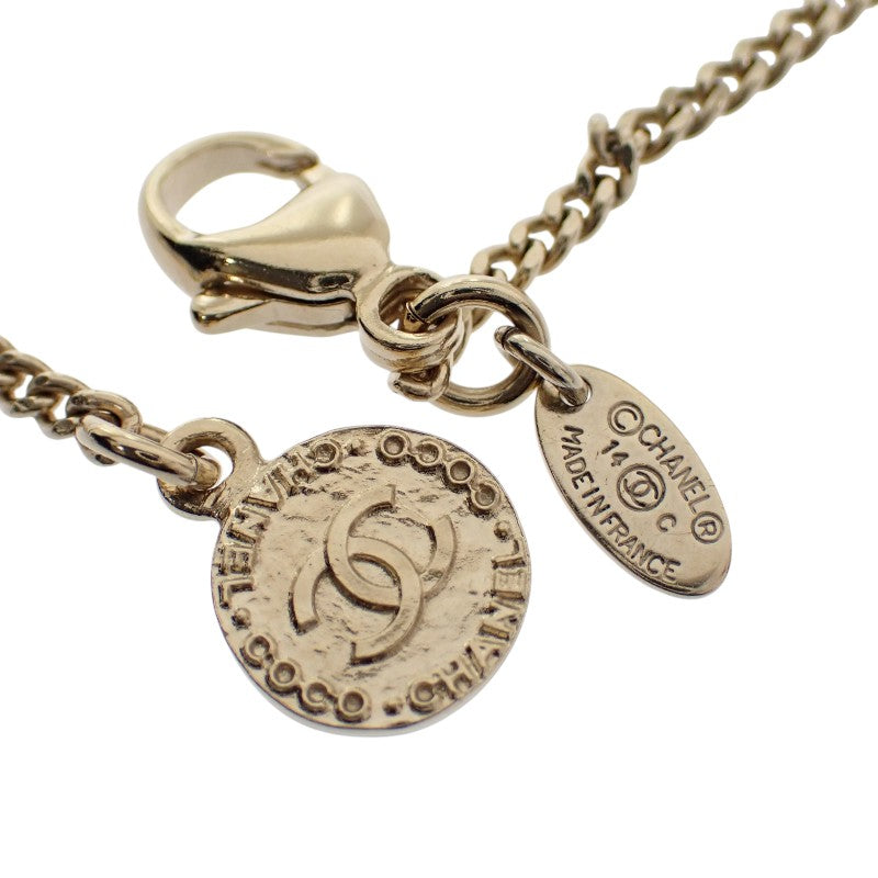 シャネル CHANEL ココマーク 100周年 ヴィンテージ A64826 X01060 ネックレス メタル ゴールド レディース メンズ【中古】【ABランク】