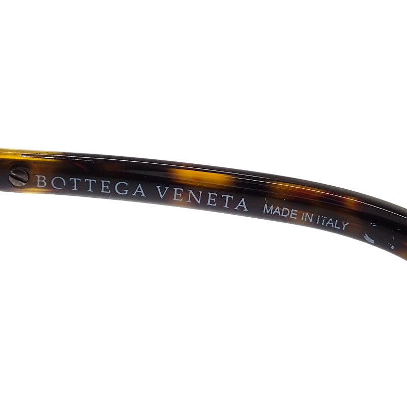 Bottega Veneta 寶緹嘉 BV252FS Intrecciato 交織編織太陽眼鏡 金屬 棕色 61□12/135 中性款【中古】【AB級】