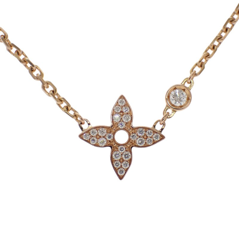 ルイヴィトン LOUIS VUITTON イディールブロッサム Q93871 ネックレス K18ピンクゴールド ダイヤモンド レディース【中古】【Aランク】