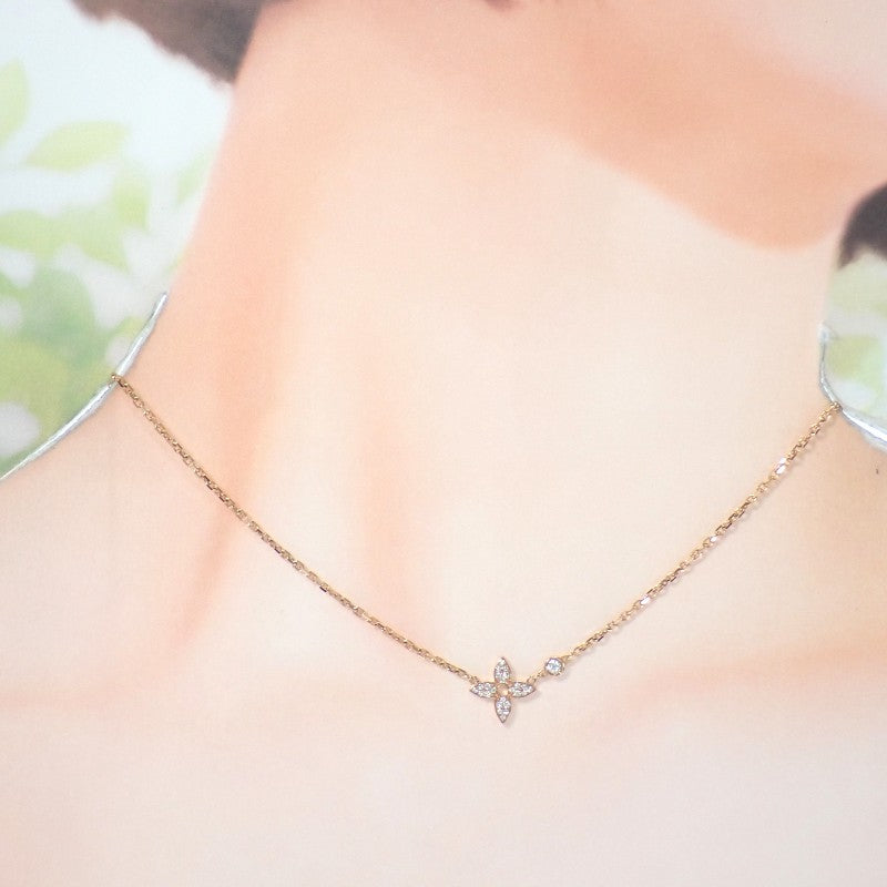 路易威登 LOUIS VUITTON Idylle Blossom Q93871 項鍊 K18玫瑰金 鑽石 女士【中古】【A級品】
