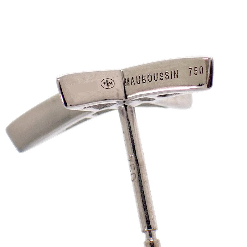 モーブッサン MAUBOUSSIN フレンチ・ヴァランティン EA0393WGDI ピアス K18ホワイトゴールド ダイヤモンド レディース【中古】【Aランク】