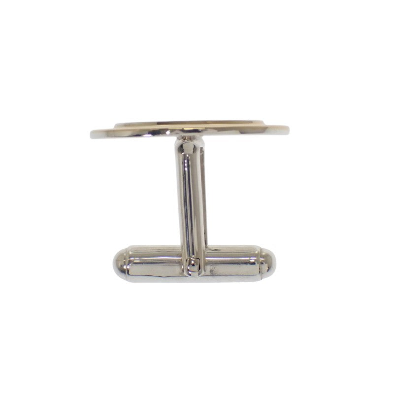 ティファニー TIFFANY&Co. オーバル カフリンクス カフス K18イエローゴールド スターリングシルバー ゴールド シルバー メンズ【中古】【Aランク】