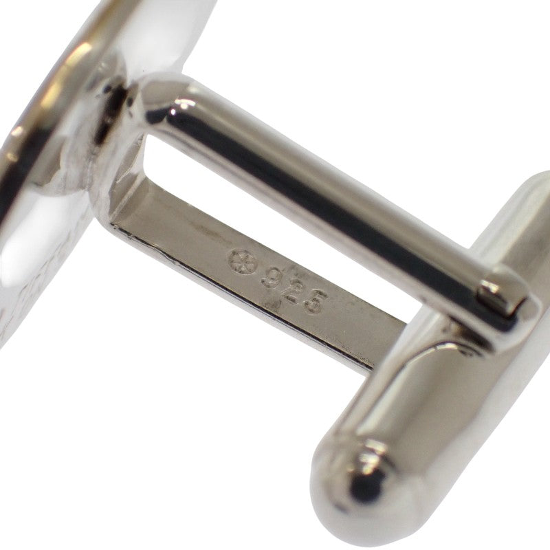 TIFFANY&Co. 橢圓形袖扣 K18黃金 純銀 金 銀 男士【中古】【A級】