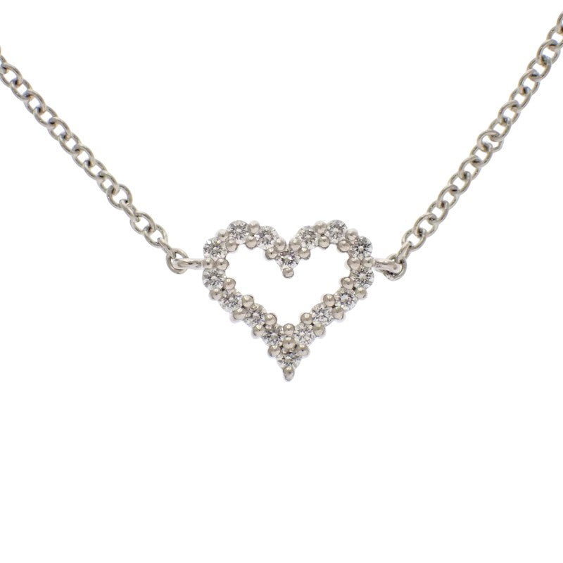 蒂芙尼 TIFFANY&Co. Sentimental Heart 心形手鍊 Pt950鉑金 鑽石 女士【中古】【A級品】
