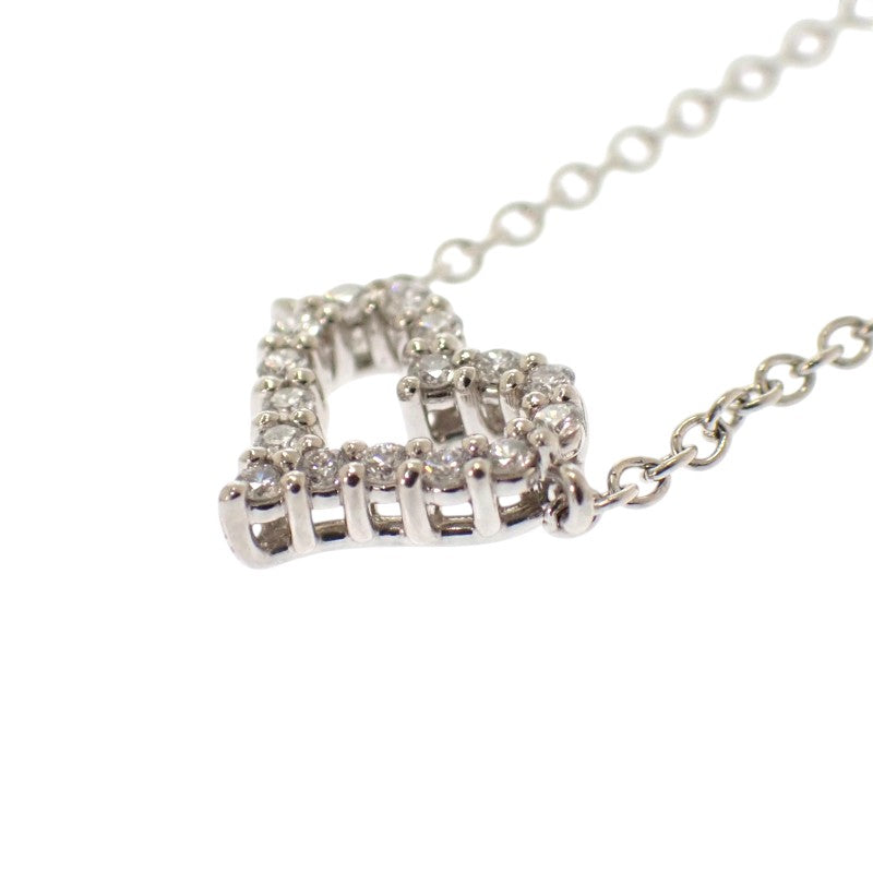 蒂芙尼 TIFFANY&Co. Sentimental Heart 心形手鍊 Pt950鉑金 鑽石 女士【中古】【A級品】