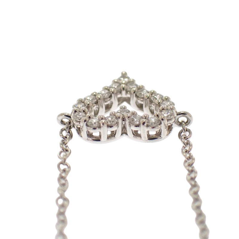 蒂芙尼 TIFFANY&Co. Sentimental Heart 心形手鍊 Pt950鉑金 鑽石 女士【中古】【A級品】