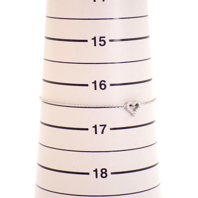 蒂芙尼 TIFFANY&Co. Sentimental Heart 心形手鍊 Pt950鉑金 鑽石 女士【中古】【A級品】
