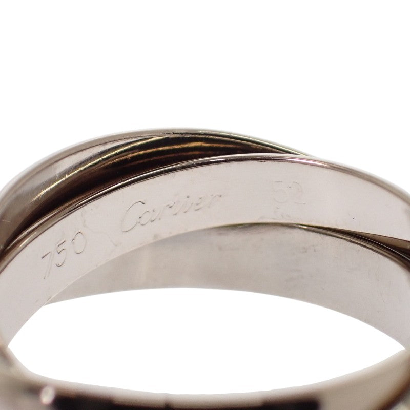 カルティエ CARTIER トリニティ 12号 B4039752 リング K18ホワイトゴールド #52 レディース【中古】【Aランク】