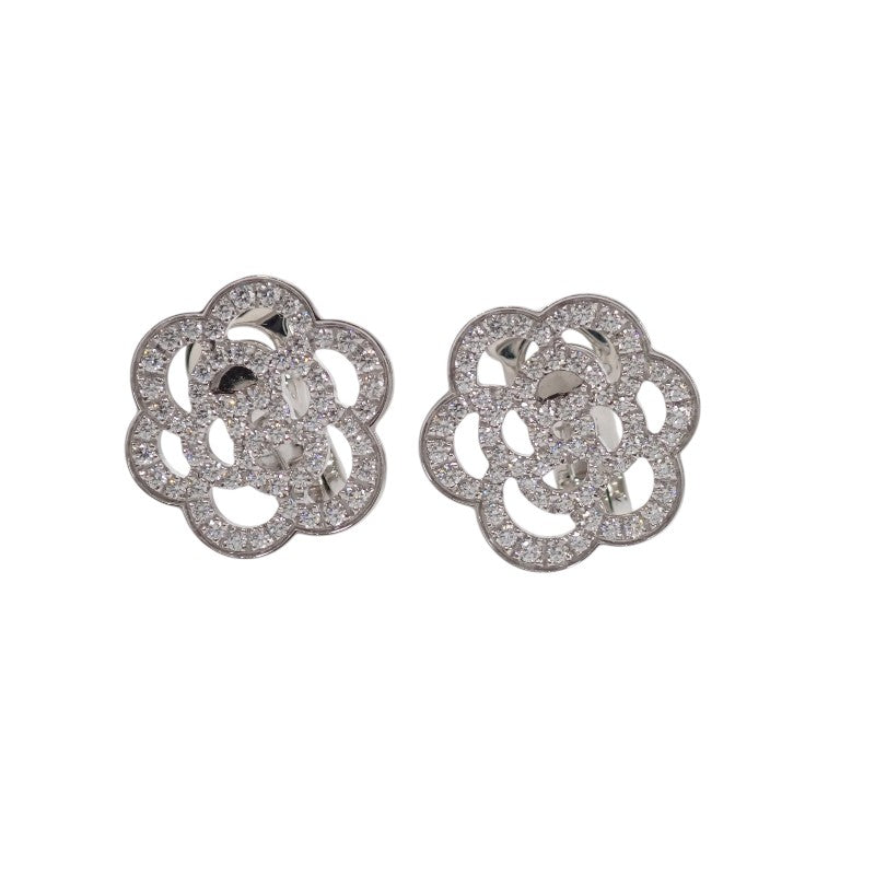 シャネル CHANEL カメリアコレクション J10608 ピアス K18ホワイト 