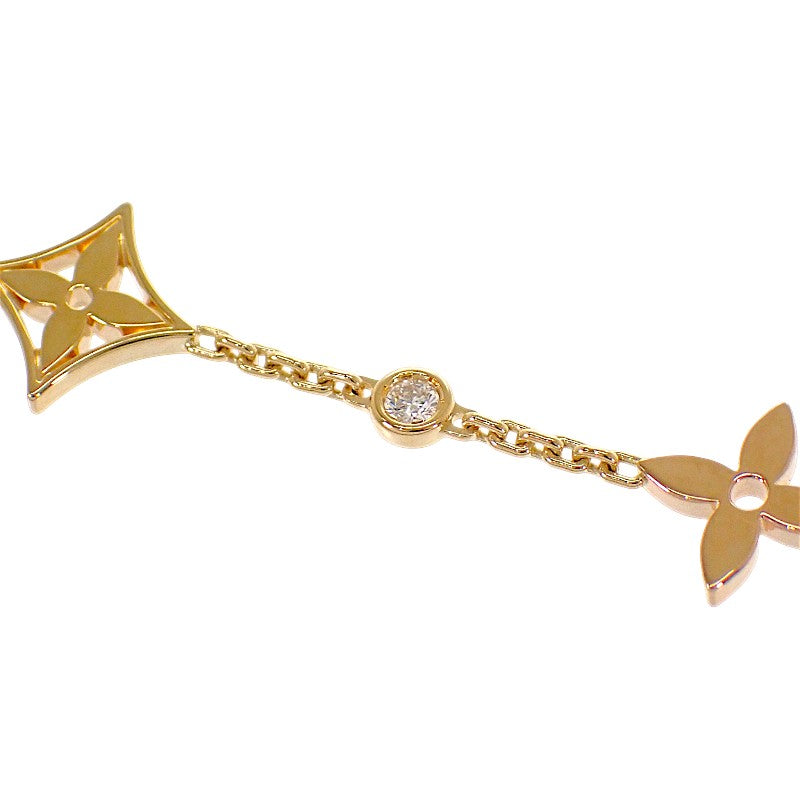 ルイヴィトン LOUIS VUITTON モノグラム イディール Q95286 ブレスレット K18イエローゴールド K18ホワイトゴールド K18ピンクゴールド ゴールド ダイヤモンド レディース【中古】【Aランク】