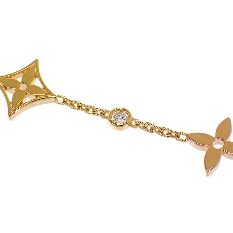 ルイヴィトン LOUIS VUITTON モノグラム イディール Q95286 ブレスレット K18イエローゴールド K18ホワイトゴールド K18ピンクゴールド ゴールド ダイヤモンド レディース【中古】【Aランク】