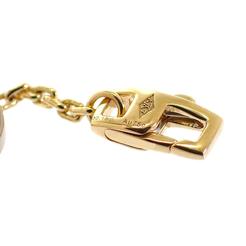ルイヴィトン LOUIS VUITTON モノグラム イディール Q95286 ブレスレット K18イエローゴールド K18ホワイトゴールド K18ピンクゴールド ゴールド ダイヤモンド レディース【中古】【Aランク】
