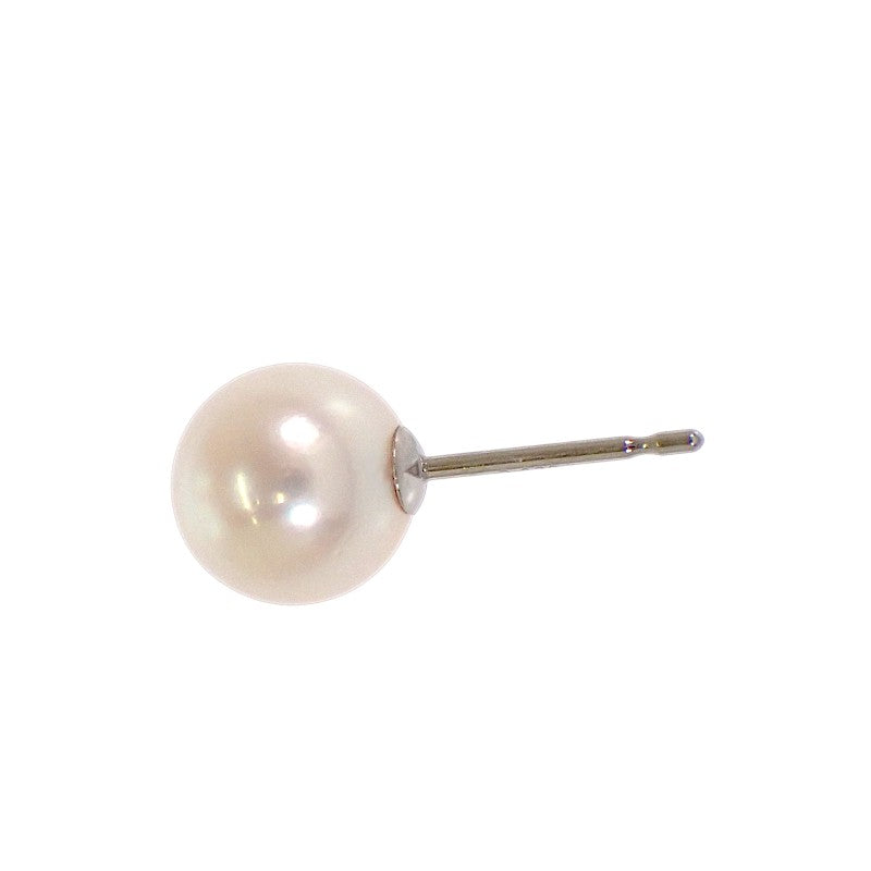 Designer Jewelry Pearl Earrings Pt900 Platinum Pearl Ladies