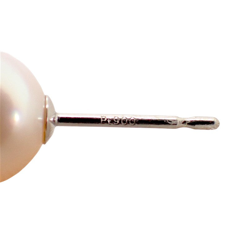 Designer Jewelry Pearl Earrings Pt900 Platinum Pearl Ladies