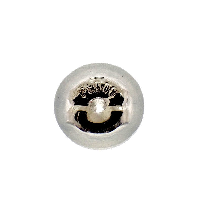 Designer Jewelry Pearl Earrings Pt900 Platinum Pearl Ladies