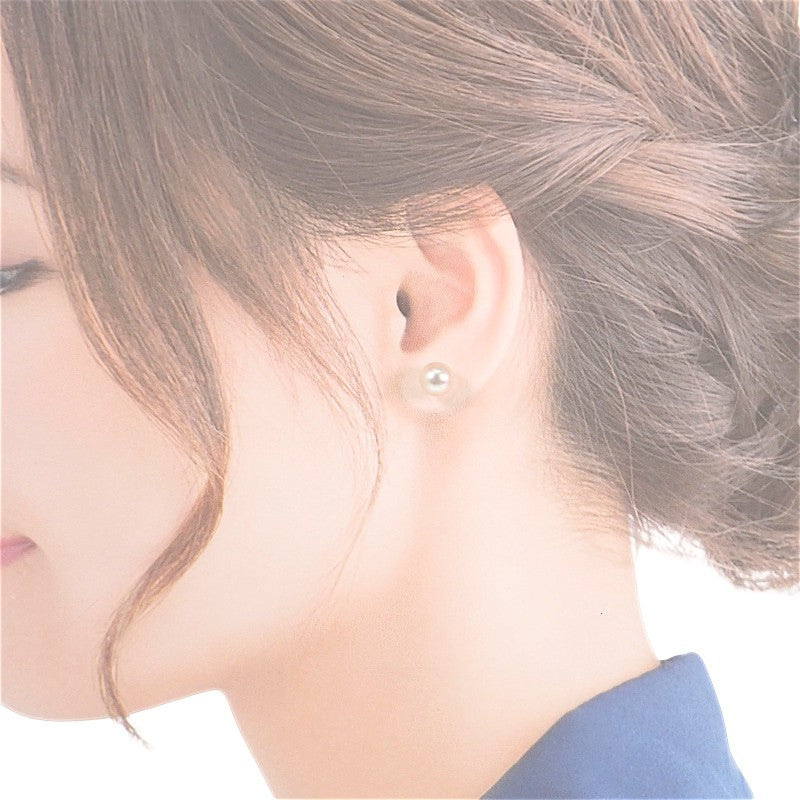 Designer Jewelry Pearl Earrings Pt900 Platinum Pearl Ladies