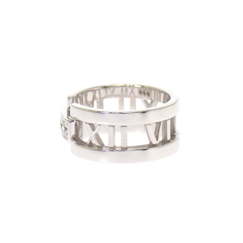 ティファニー TIFFANY&Co. アトラス オープン 8号 リング K18ホワイトゴールド ダイヤモンド レディース【中古】【Aランク】